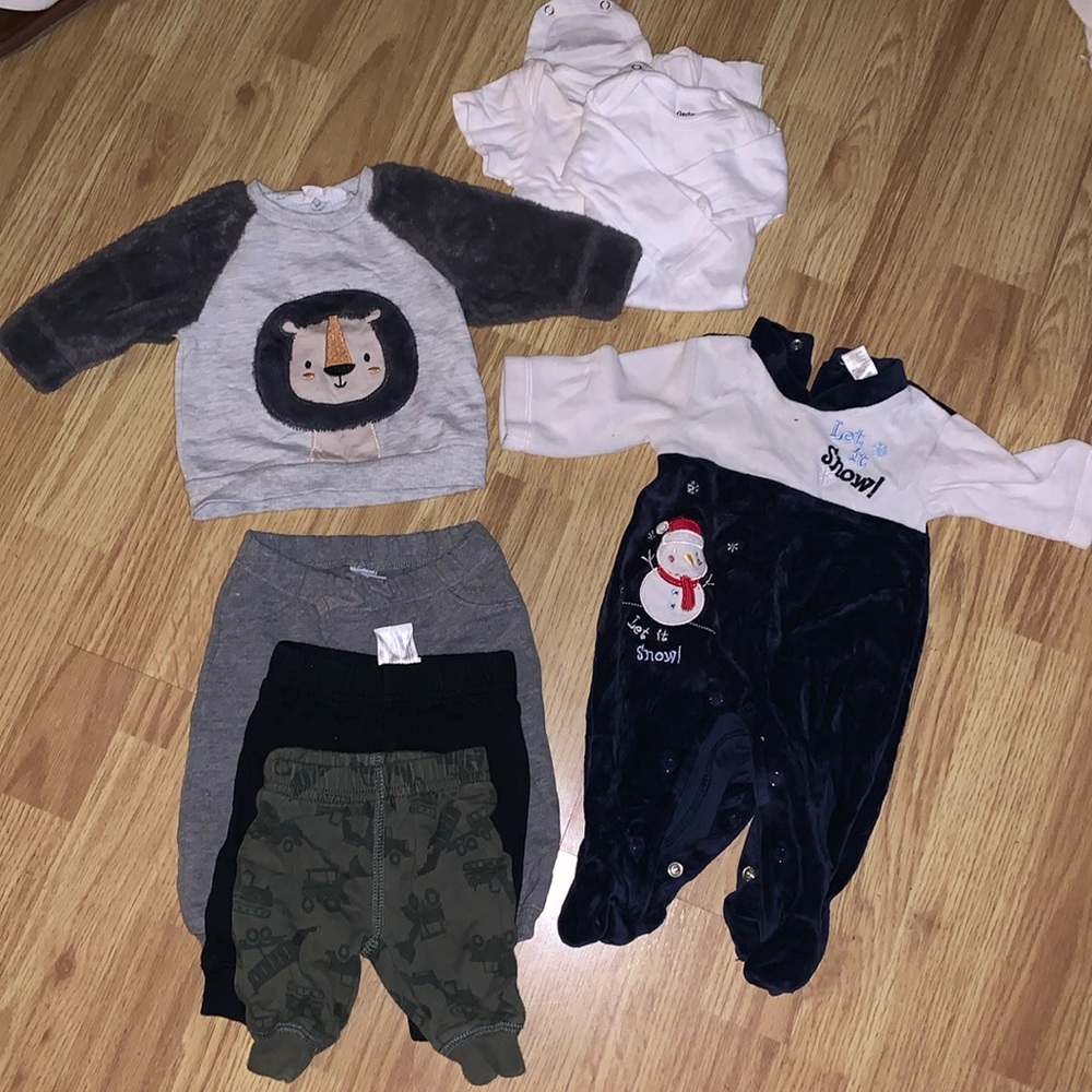 Bundle of 3 month baby boy clothes